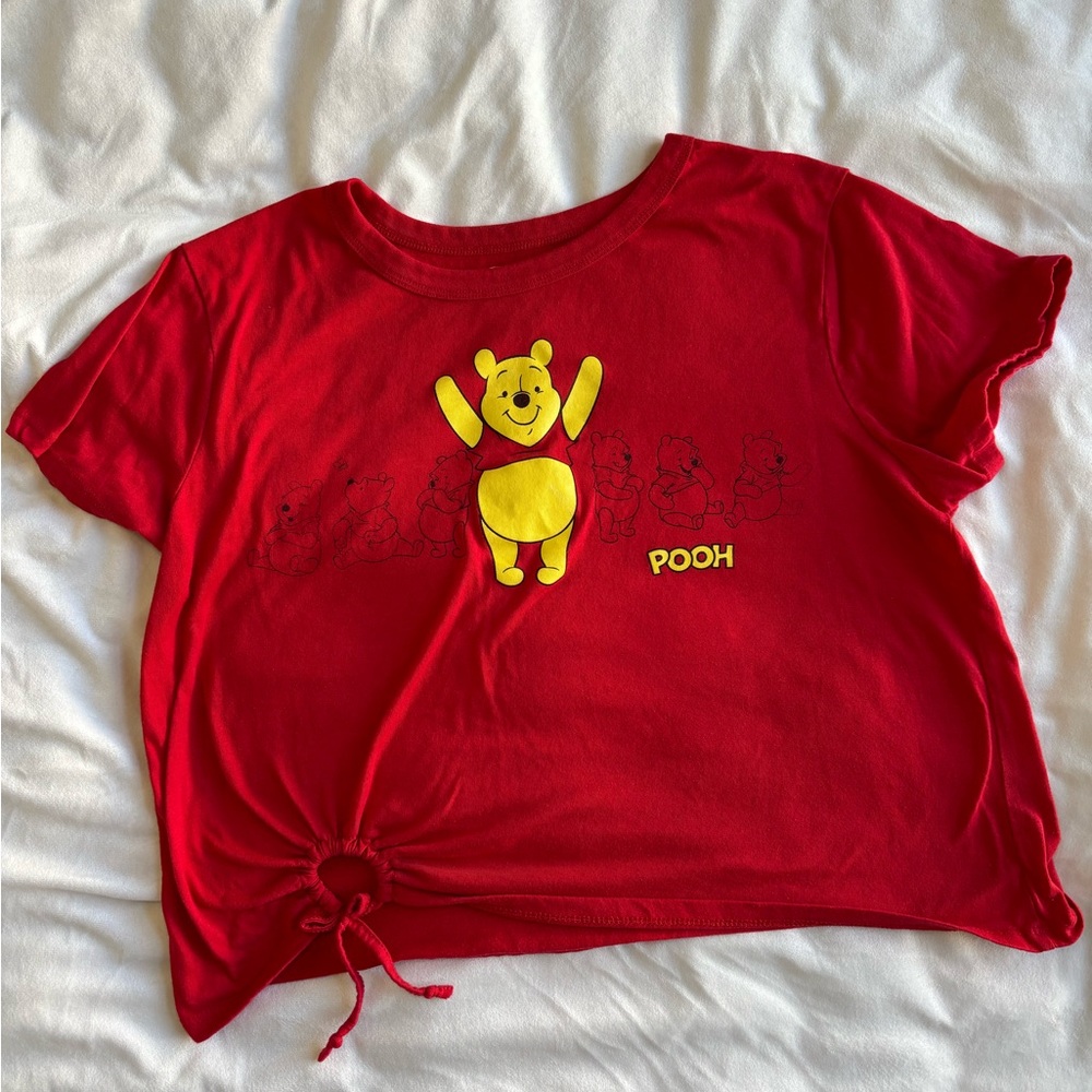 Woman’s Winnie the Pooh Cropped Shirt - XL